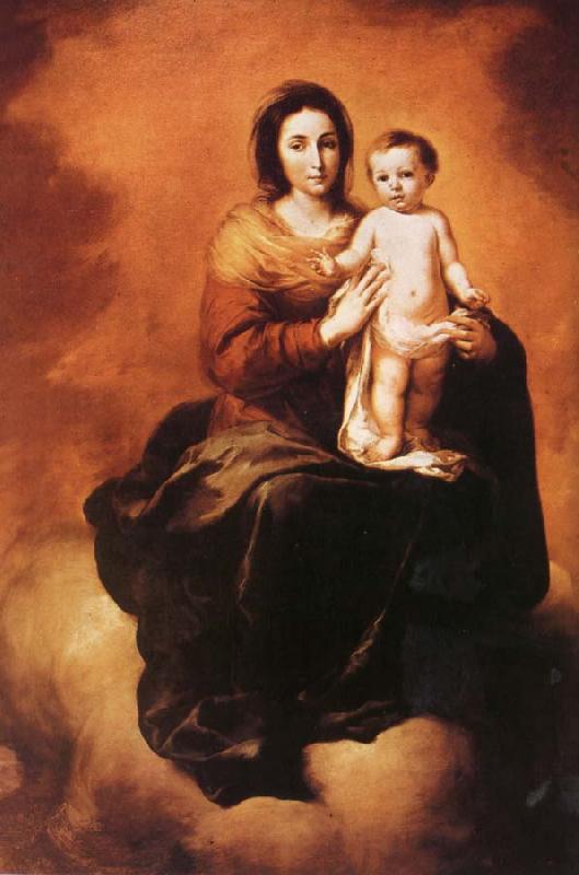 Bartolome Esteban Murillo Virgin and the Son oil painting image